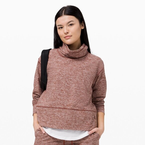 lululemon athletica Tops - Lululemon Women's Ready to Rulu Fleece Pullover - Red
